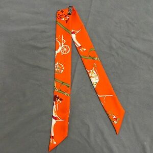 Hermes silk twilly scarf